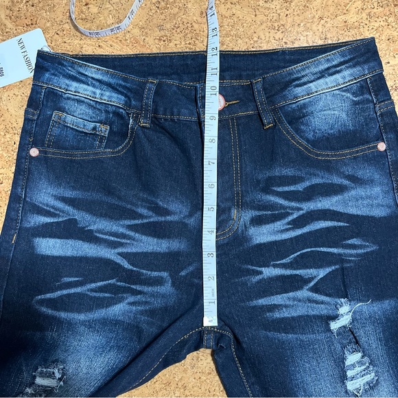 Junbaoss Men’s Distressed Slim Fit Stretch Jeans Sz 30 NWT. - Picture 14 of 14